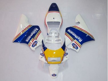 1994-1996 Yellow White Blue Honda NSR250 MC28 P4 Replacement Motorcycle Fairings UK