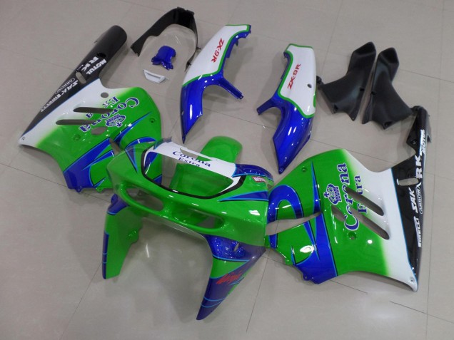 1994-1997 Green Corona Kawasaki ZX9R Motorcycle Bodywork UK 1994-1997 Green Corona Kawasaki ZX9R Motorcycle Bodywork UK