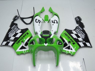 1996-2003 Green Black and White Kawasaki ZX7R Motor Fairings UK