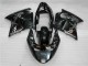 1996-2007 Black Honda CBR1100XX Bike Fairing Kit UK