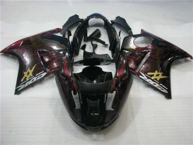 1996-2007 Red Flame Honda CBR1100XX Motor Fairings UK