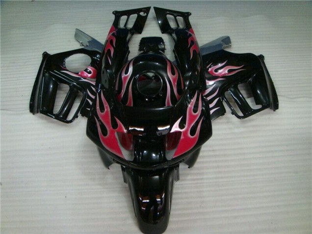 1995-1998 Black Red Flame Honda CBR600 F3 Bike Fairing Kit UK 1995-1998 Black Red Flame Honda CBR600 F3 Bike Fairing Kit UK