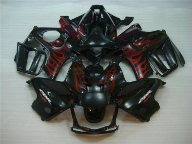1995-1998 Black Red Flame Honda CBR600 F3 Motorcyle Fairings UK