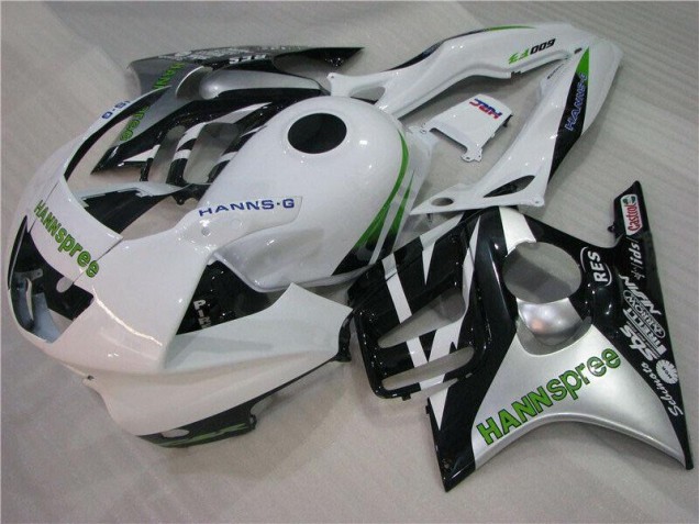 1995-1998 White Green Hannspree Honda CBR600 F3 Motorcycle Fairings Kit UK
