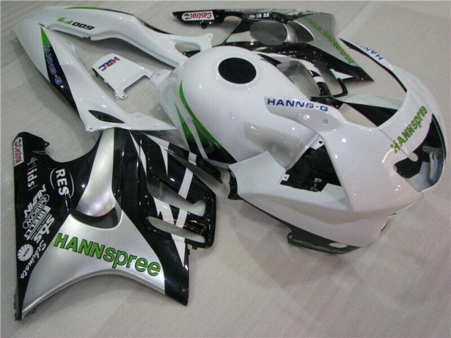 1995-1998 White Green Hannspree Honda CBR600 F3 Motorcycle Fairings Kit UK