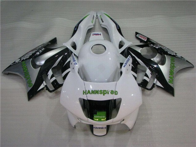 1995-1998 White Green Hannspree Honda CBR600 F3 Motorcycle Fairings Kit UK