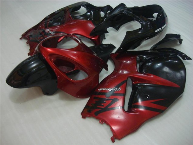 1996-2007 Red Black Suzuki GSXR 1300 Hayabusa Motorcycle Fairing Kit UK