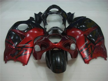 1996-2007 Red Black Suzuki GSXR 1300 Hayabusa Motorcycle Fairing Kit UK