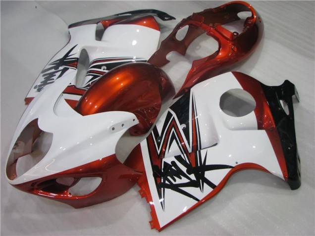 1996-2007 Orange White Black Suzuki GSXR 1300 Hayabusa Bike Fairings UK