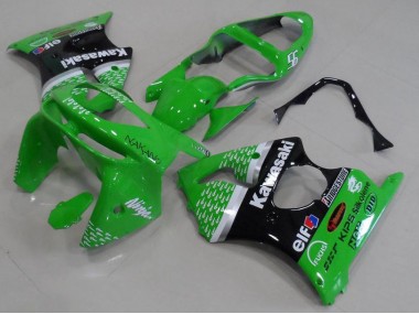 1998-1999 Green Black Kawasaki ZX6R Motorbike Fairing UK