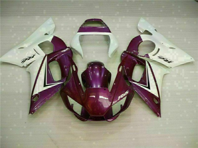 1998-2002 Purple White Yamaha YZF R6 Replacement Fairings UK