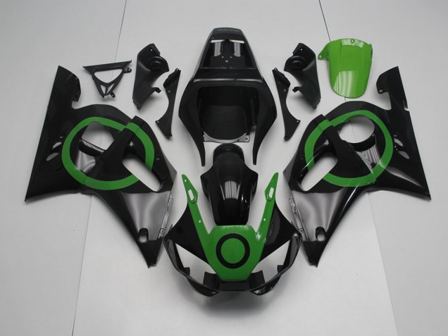 1998-2002 Black Green Circle Yamaha YZF R6 Bike Fairing UK