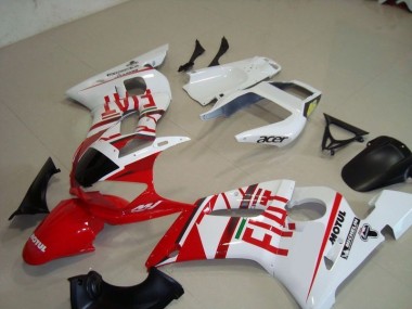 1998-2002 White Red Fiat Motul Acer Yamaha YZF R6 Motorcycle Fairing Kit UK