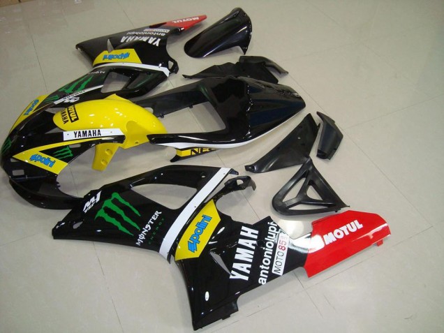 2000-2001 Yellow Monster Yamaha YZF R1 Motorbike Fairings UK 2000-2001 Yellow Monster Yamaha YZF R1 Motorbike Fairings UK