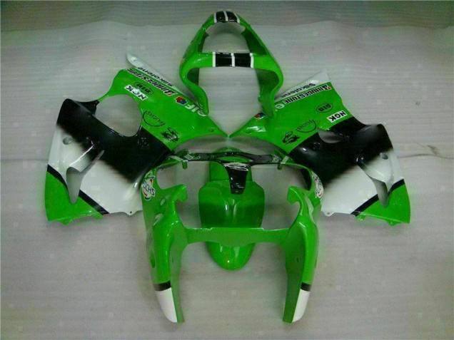 2000-2002 Green Black Kawasaki ZX6R Motorbike Fairing UK 2000-2002 Green Black Kawasaki ZX6R Motorbike Fairing UK