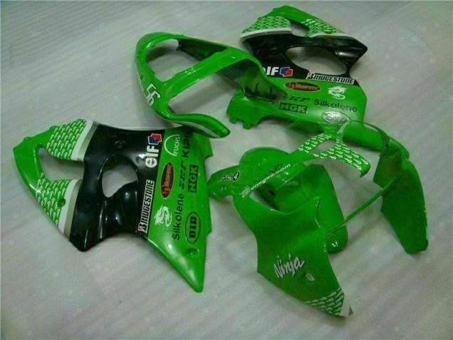 2000-2002 Green Black Kawasaki ZX6R Motor Bike Fairings UK 2000-2002 Green Black Kawasaki ZX6R Motor Bike Fairings UK