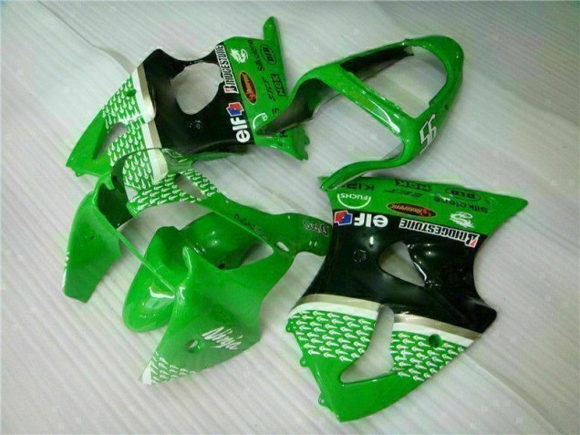 2000-2002 Green Black Kawasaki ZX6R Motorcycle Bodywork UK 2000-2002 Green Black Kawasaki ZX6R Motorcycle Bodywork UK