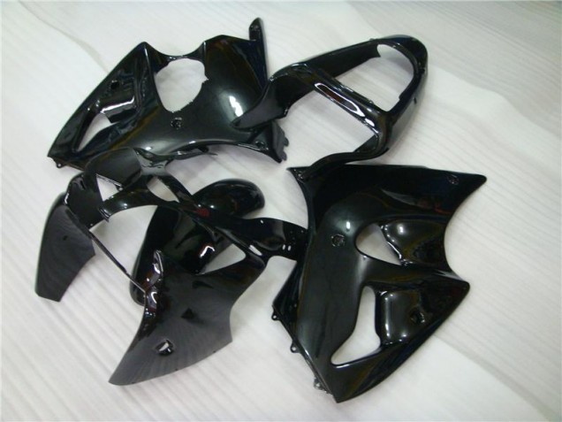 2000-2002 Glossy Black Kawasaki ZX6R Motorbike Fairing Kits UK 2000-2002 Glossy Black Kawasaki ZX6R Motorbike Fairing Kits UK