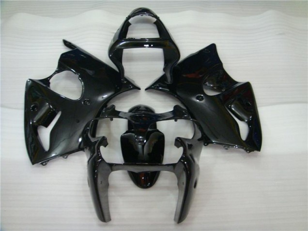 2000-2002 Glossy Black Kawasaki ZX6R Motorbike Fairing Kits UK 2000-2002 Glossy Black Kawasaki ZX6R Motorbike Fairing Kits UK