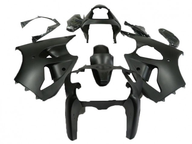 2000-2002 Matte Black Kawasaki ZX6R Motorcycle Fairings Kits UK 2000-2002 Matte Black Kawasaki ZX6R Motorcycle Fairings Kits UK