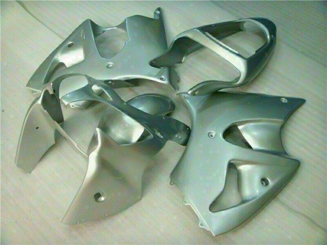 2000-2002 Silver Kawasaki ZX6R Replacement Fairings UK 2000-2002 Silver Kawasaki ZX6R Replacement Fairings UK