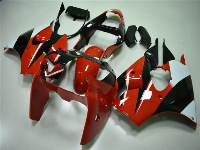 2000-2002 Red Black White Kawasaki ZX6R Bike Fairings UK 2000-2002 Red Black White Kawasaki ZX6R Bike Fairings UK