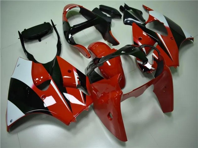 2000-2002 Red Black White Kawasaki ZX6R Bike Fairings UK 2000-2002 Red Black White Kawasaki ZX6R Bike Fairings UK