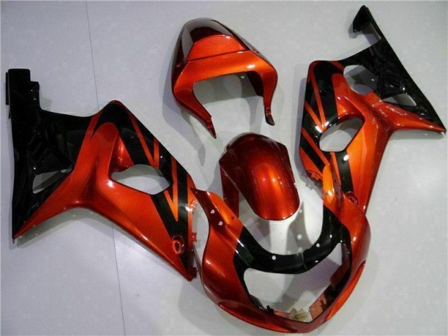 2000-2002 Orange Black Suzuki GSXR 1000 Bike Fairing UK