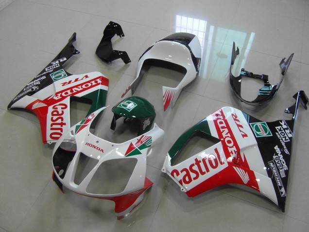 2000-2006 Castrol Honda VTR1000 Motorcycle Fairings Kit UK 2000-2006 Castrol Honda VTR1000 Motorcycle Fairings Kit UK