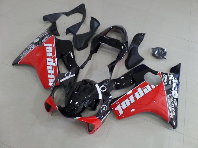 2001-2003 Red Jordan Honda CBR600 F4i Replacement Fairings UK 2001-2003 Red Jordan Honda CBR600 F4i Replacement Fairings UK