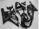 2001-2003 Black White Flame Suzuki GSXR 600/750 Motorcycle Fairing Kits UK