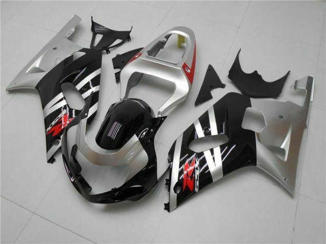 2001-2003 Silver Suzuki GSXR 600/750 Motorcycle Fairings Kits UK