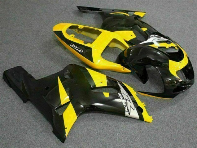 2001-2003 Yellow Black Suzuki GSXR 600/750 Motorcycle Replacement Fairings UK