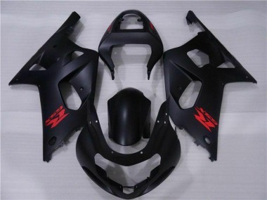 2001-2003 Black Suzuki GSXR 600/750 Motorcycle Fairings UK