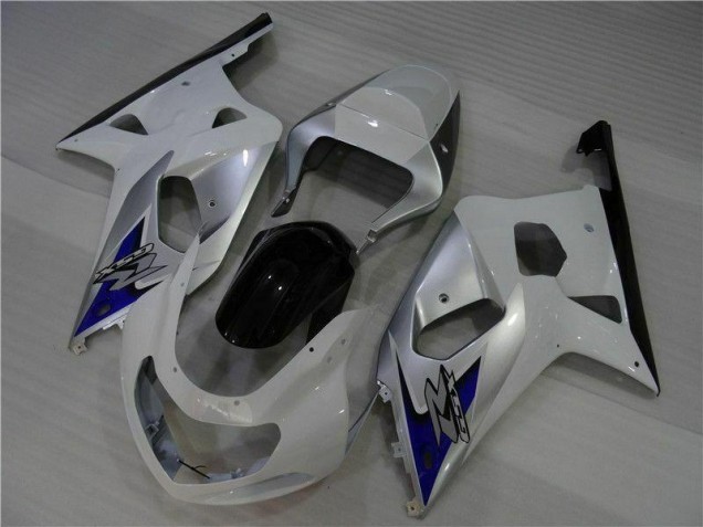 2001-2003 White Silver Suzuki GSXR 600/750 Bike Fairings UK 2001-2003 White Silver Suzuki GSXR 600/750 Bike Fairings UK