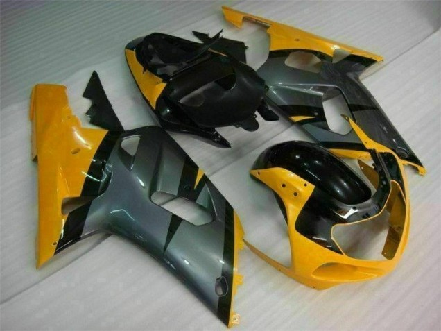 2001-2003 Black Yellow Suzuki GSXR 600/750 Bike Fairing UK