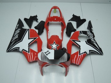 2002-2003 Black Red Star Honda CBR900RR 954 Motorcycle Fairings Kits UK
