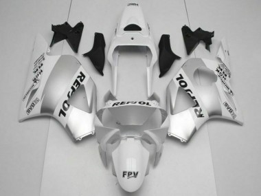 2002-2003 White Silver Black Repsol Honda CBR900RR 954RR Motorcycle Replacement Fairings UK