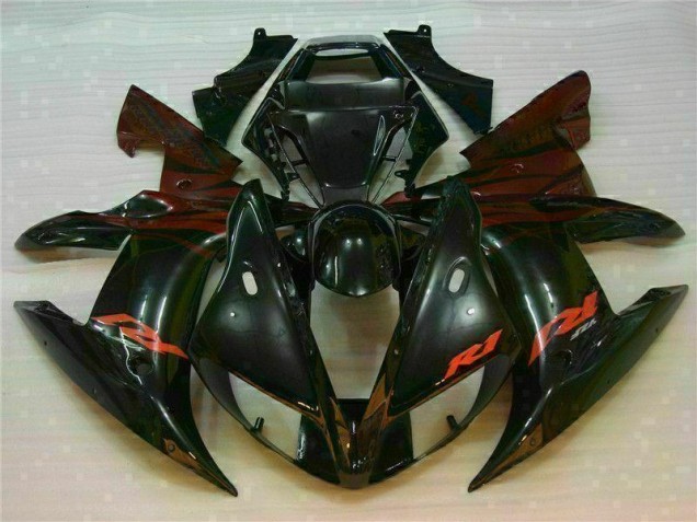 2002-2003 Black Yamaha YZF R1 Bike Fairings UK 2002-2003 Black Yamaha YZF R1 Bike Fairings UK