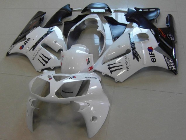 2002-2006 White Monster Kawasaki ZX12R Moto Fairings UK 2002-2006 White Monster Kawasaki ZX12R Moto Fairings UK