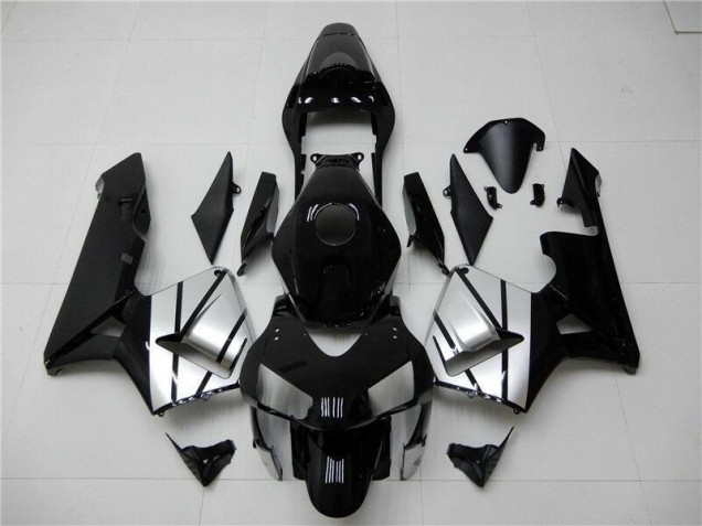 2003-2004 Black Silver Honda CBR600RR Bike Fairing UK 2003-2004 Black Silver Honda CBR600RR Bike Fairing UK