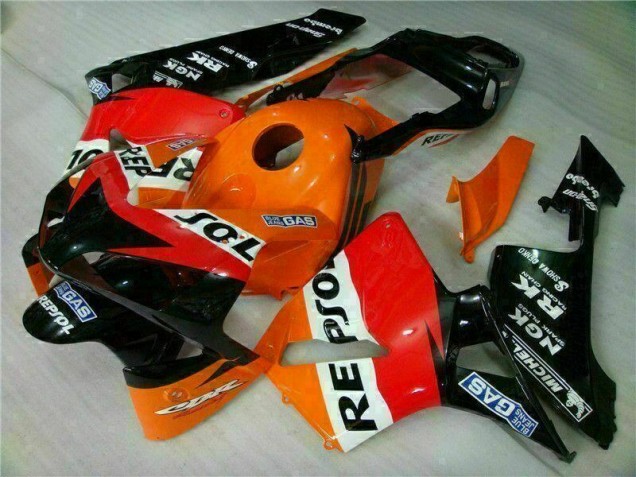 2003-2004 Orange Repsol Honda CBR600RR Motorbike Fairing Kits UK 2003-2004 Orange Repsol Honda CBR600RR Motorbike Fairing Kits UK