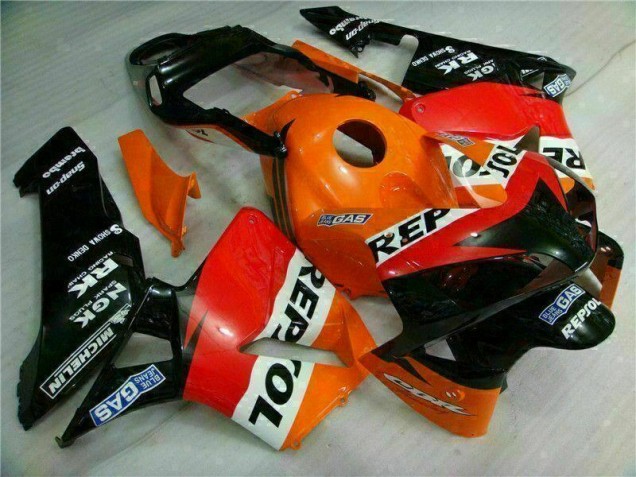 2003-2004 Orange Repsol Honda CBR600RR Motorbike Fairing Kits UK 2003-2004 Orange Repsol Honda CBR600RR Motorbike Fairing Kits UK