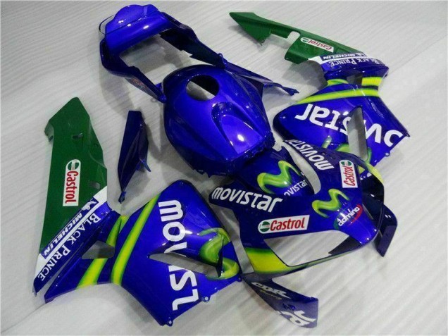 2003-2004 Blue Green Movistar Castrol Honda CBR600RR Motorbike Fairing UK 2003-2004 Blue Green Movistar Castrol Honda CBR600RR Motorbike Fairing UK
