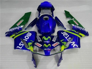 2003-2004 Blue Green Movistar Castrol Honda CBR600RR Motorbike Fairing UK
