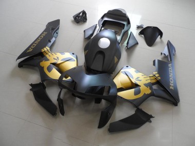 2003-2004 Black Gold Decal Honda CBR600RR Motorcycle Fairings Kit UK