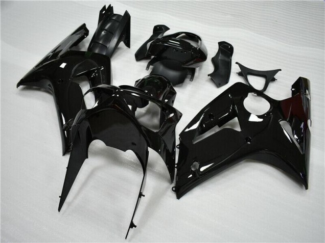 2003-2004 Glossy Black Kawasaki ZX6R Moto Fairings UK 2003-2004 Glossy Black Kawasaki ZX6R Moto Fairings UK