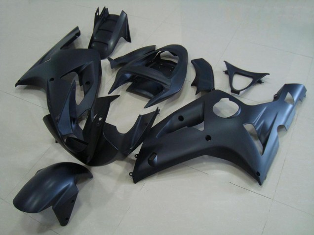 2003-2004 Matte Black Kawasaki ZX6R Motorcycle Fairing Kits UK 2003-2004 Matte Black Kawasaki ZX6R Motorcycle Fairing Kits UK