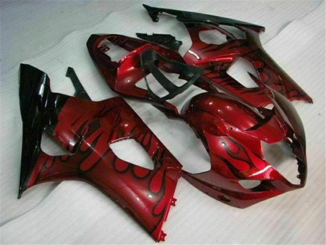 2003-2004 Red Suzuki GSXR 1000 Motorcycle Fairings Kit UK