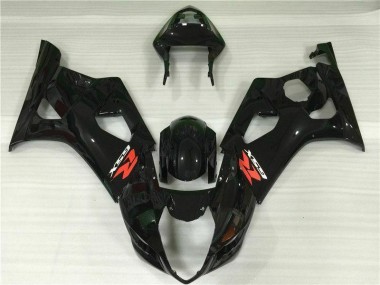 2003-2004 Glossy Black Suzuki GSXR 1000 Motor Fairings UK